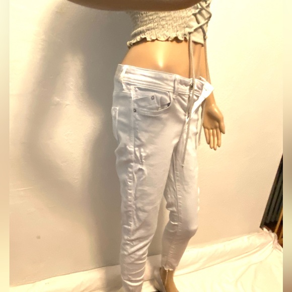 10067 Women’s White skinny jeans size 4 - Picture 8 of 11